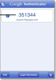 Google Authenticator para iphone